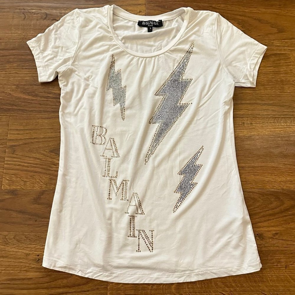 Balmain Embellished t-shirt